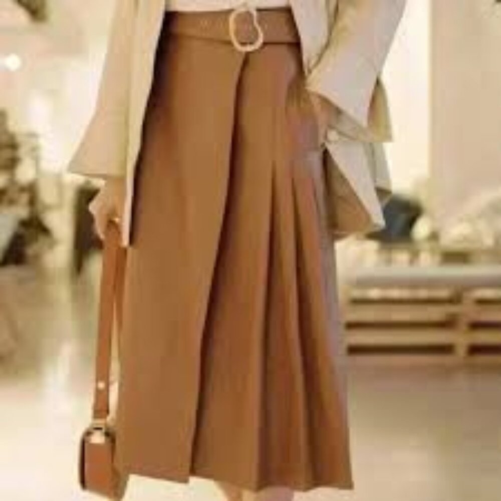Petite Studio Kinsley Vegan Leather Skirt - Mocha XS